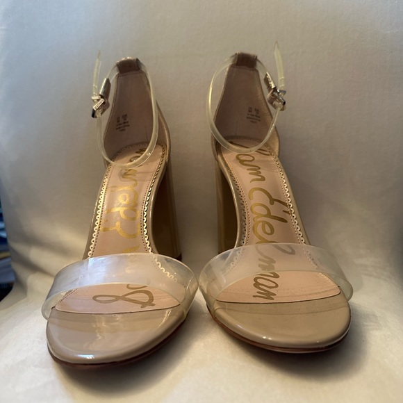 Sam Edelman Yaro Heels in Clear & Nude Patent - Picture 11 of 11